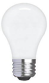 GE Industrial Solutions 25277 LED Bulb, General Purpose, A15 Lamp, 40 W Equivalent, E26 Lamp Base, Dimmable, Frosted